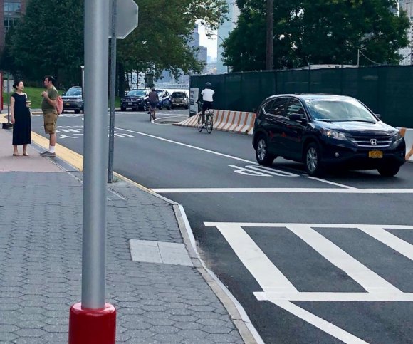 Unsafe Bike Behavior Ignored on Roosevelt Island, Part 3 One-way streets only apply to cars, right?